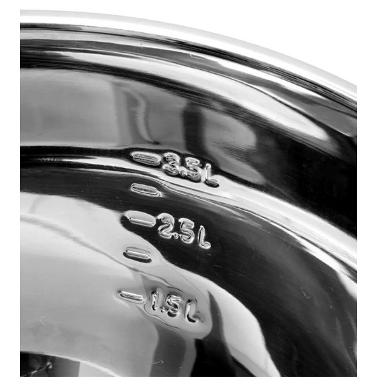 Centrifuga Para Salada 28cm 3,5 Litros Em Aço Inox Mimo Style